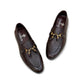 Classic Brown Leather Horsebit Loafers
